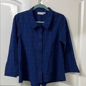 Habitat button up cute dressy blouse